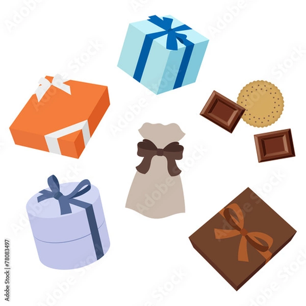 Fototapeta ホワイトデー　プレゼント　ギフト