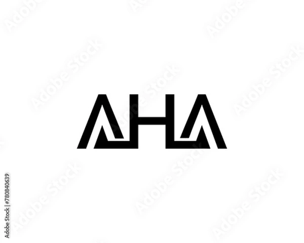 Obraz aha logo
