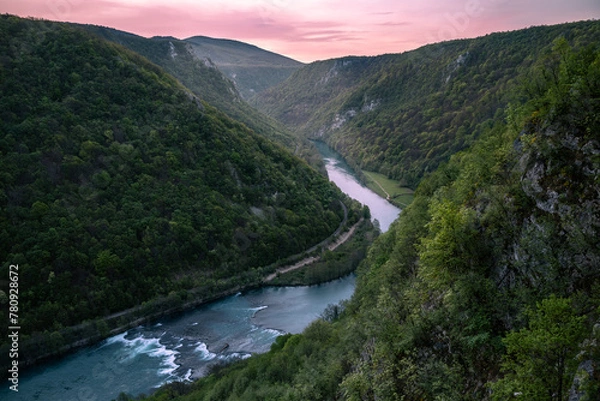 Obraz Sunrise at mountains
