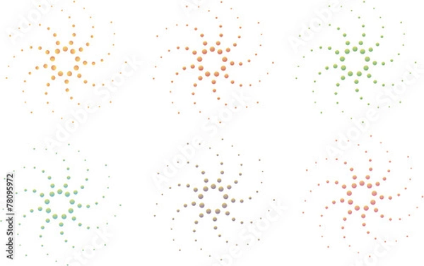 Obraz Spiral circles