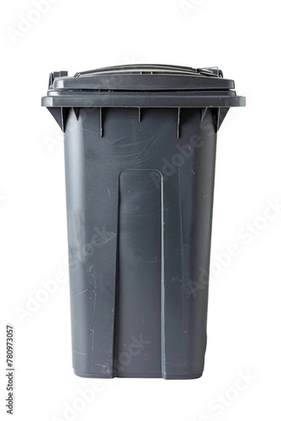 Fototapeta Garbage Bin Isolated on Transparent Background
