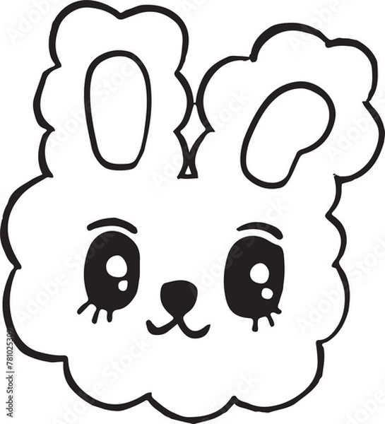 Obraz funny bunny cartoon