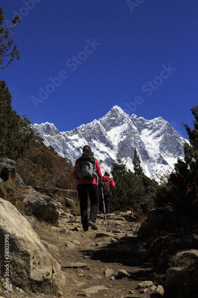 Obraz Hiking in Himalayas