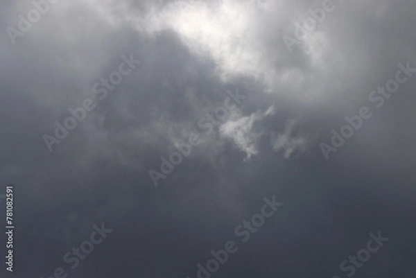 Fototapeta Overcast weather. Clouds before the rain.