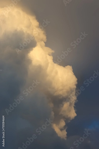 Fototapeta Clouds during a thunderstorm.