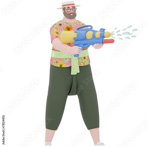 Obraz Man illustration