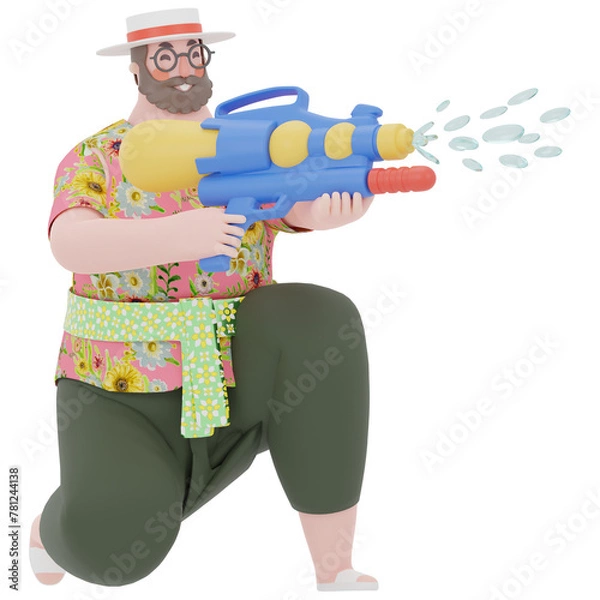 Obraz Man illustration