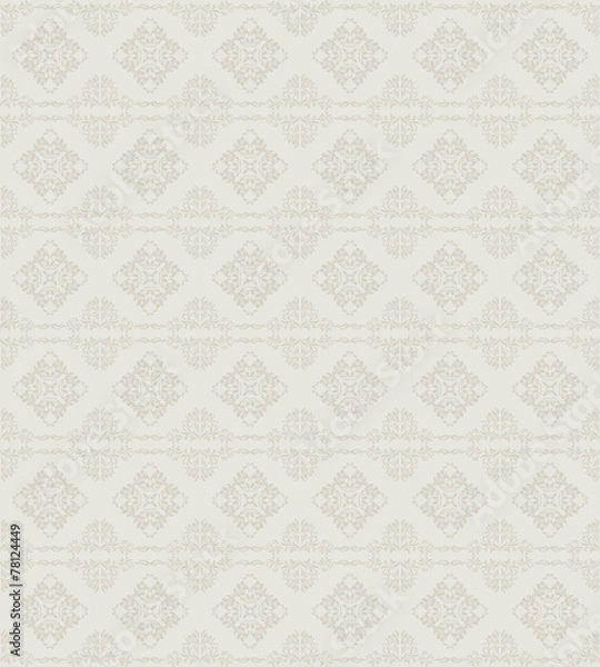 Fototapeta Ornamental seamless khaki background
