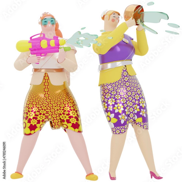 Obraz woman illustration