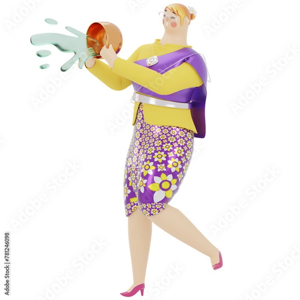 Obraz woman illustration