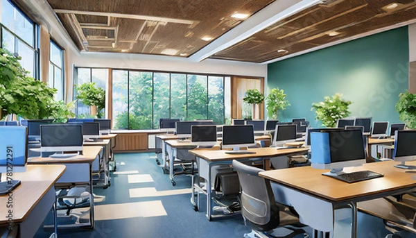 Fototapeta パソコン教室