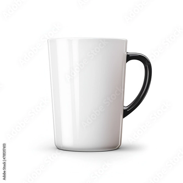 Fototapeta Blank Take Away Coffee Cup Isolated on Transparent Background