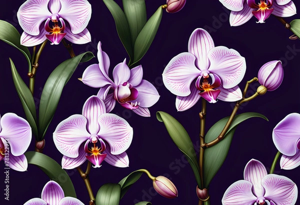 Fototapeta flower pattern background