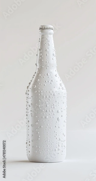 Fototapeta 3d render of a wet bottle asset