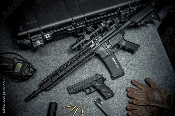 Fototapeta Karabin Assult