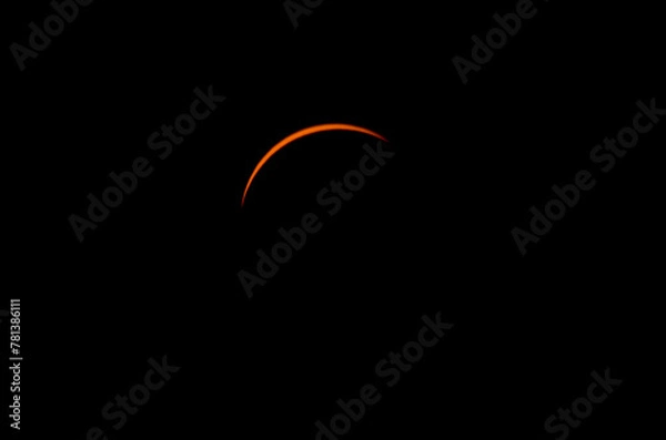 Fototapeta Solar Eclipse 2024 complete series