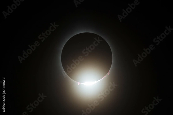 Fototapeta Solar Eclipse 2024 complete series