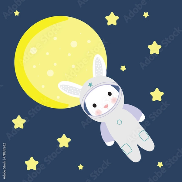 Obraz Bunny in Space