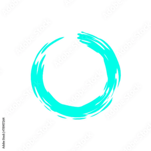 Obraz Neon Circle Brush