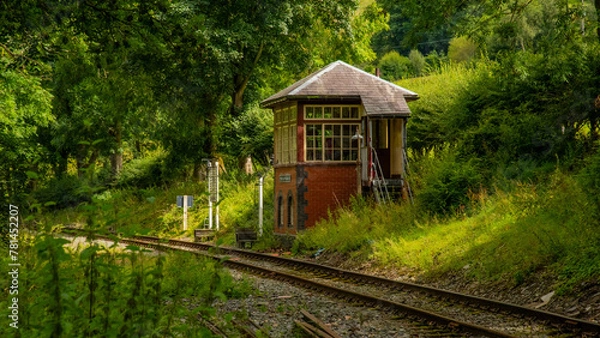 Obraz Deeside holt signal box