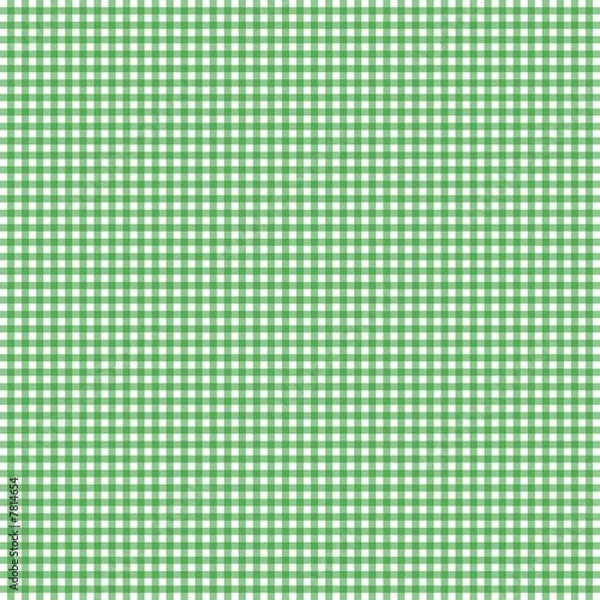 Fototapeta green gingham background