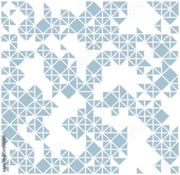 Obraz Triangle geometric pattern de...