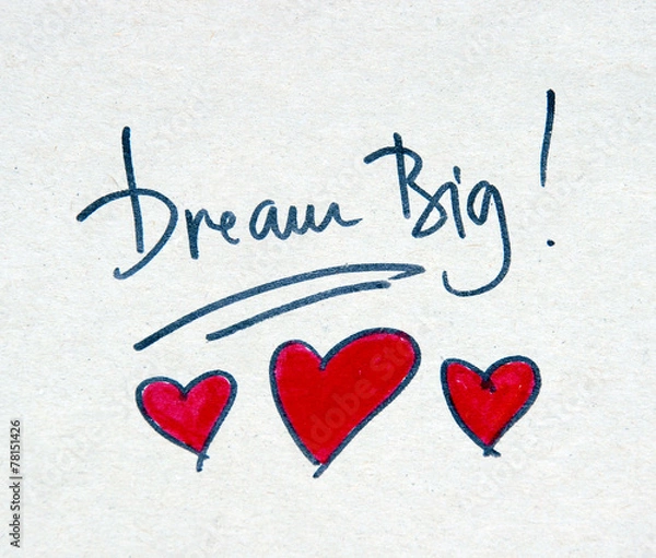 Obraz dream big