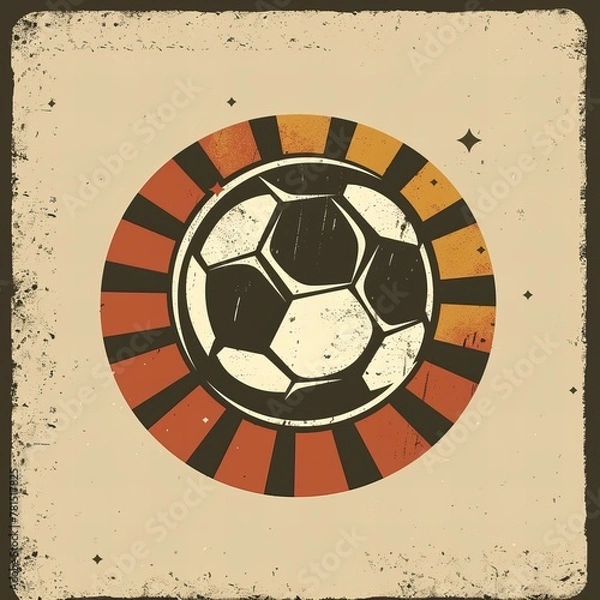 Obraz grunge soccer background