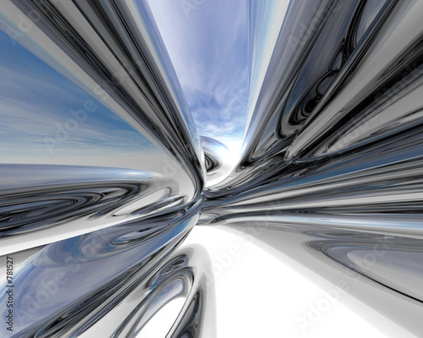 Fototapeta technometalu