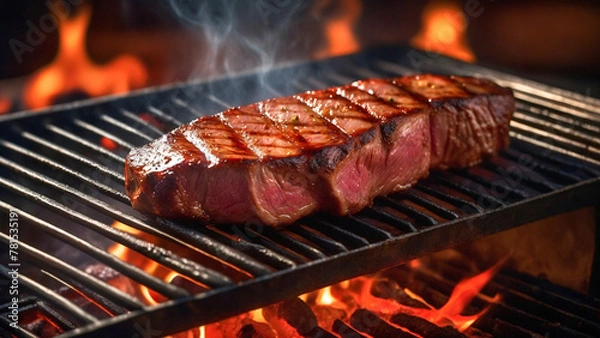 Obraz Meat on the grill