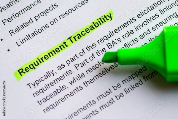Obraz requirement traceability