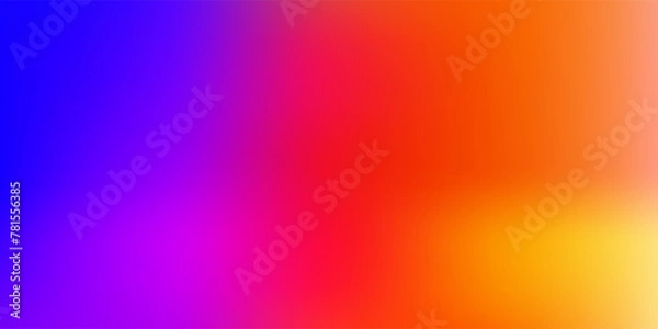 Fototapeta Light blue, yellow vector abstract blur template.