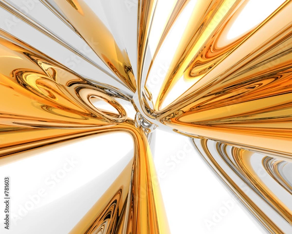 Fototapeta Techno metal