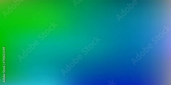 Fototapeta Light blue, green vector blur backdrop.