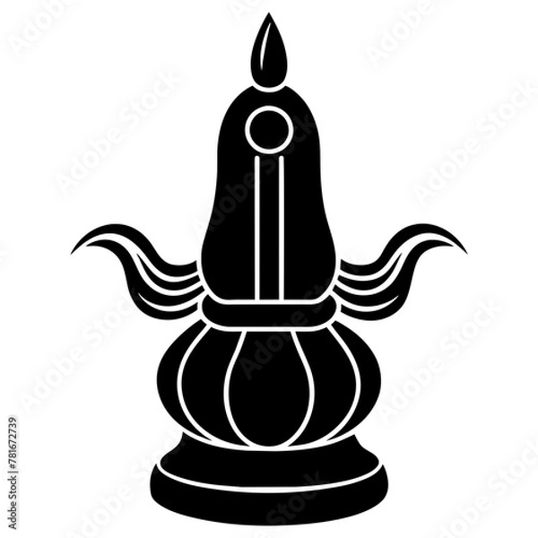 Fototapeta magic lamp isolated on white