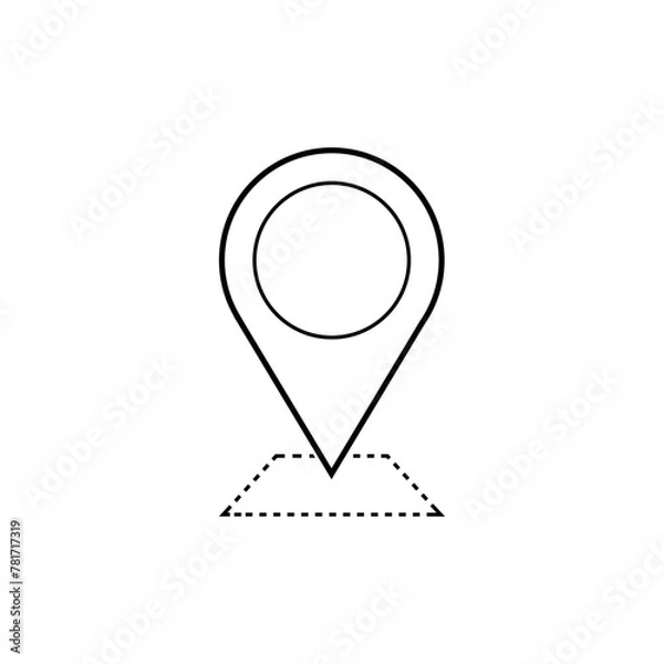 Fototapeta Region  Icon. Territory Symbol for Design, Presentation, Website or Apps Elements – Vector. 