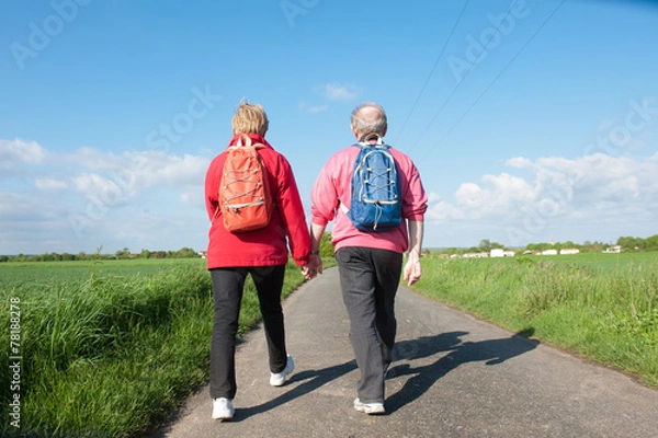Fototapeta romantic walk