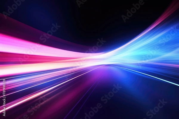 Fototapeta Abstract Light Speed Acceleration Design