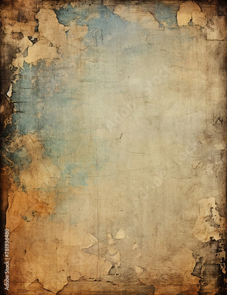 Obraz old paper background in vintage style, parchment
