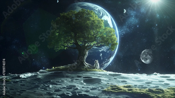 Obraz earth in space