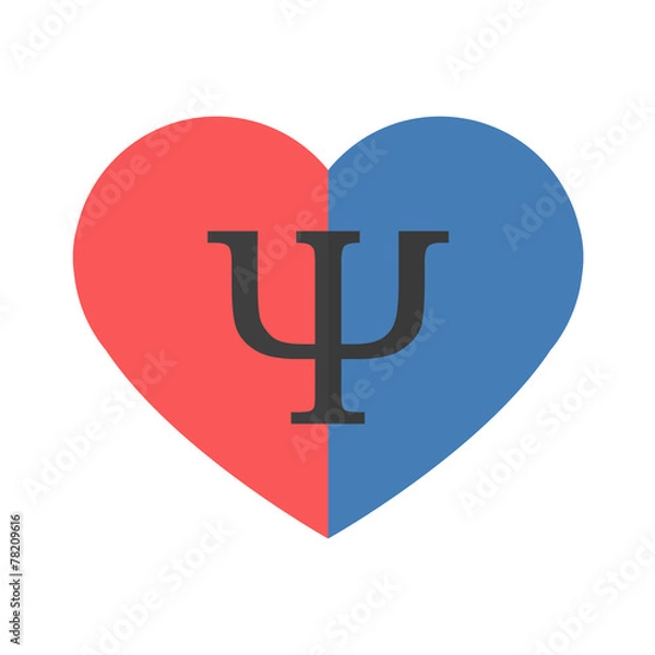 Obraz Psychology of relationships symbol