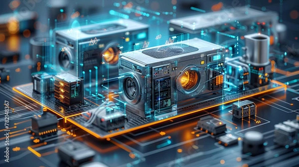 Fototapeta activities when using AI