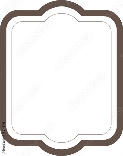 Fototapeta A collection of classic and simple frame
