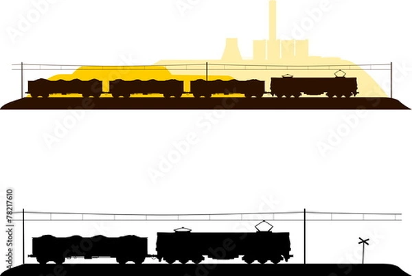 Obraz coil cargo train
