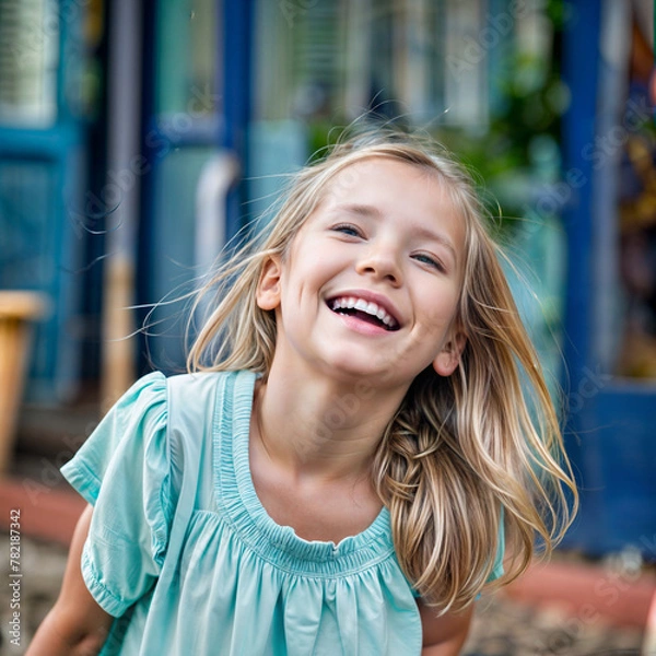 Obraz The bright, hopeful smile of a slum child