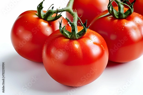 Obraz tomato on a white background. Generative AI