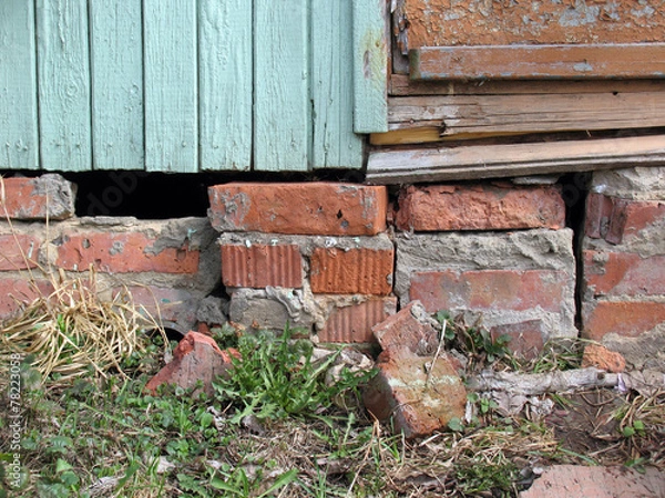 Fototapeta Destroyed Foundations