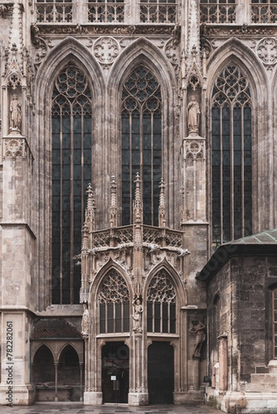 Fototapeta entrance to the cathedral of St Stephan