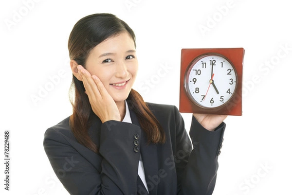 Fototapeta 笑顔のOL