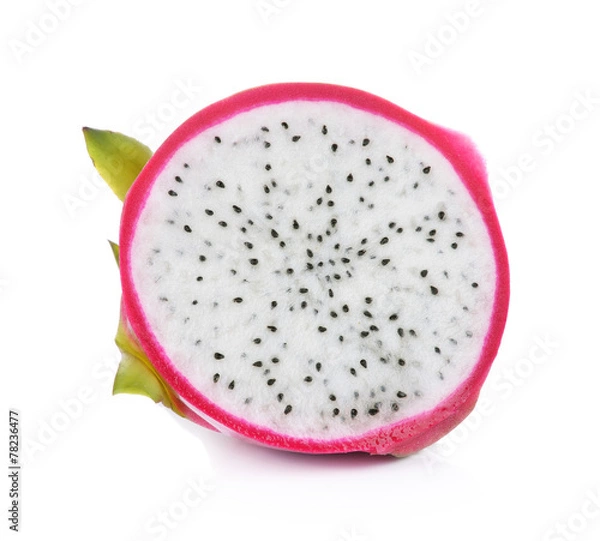 Obraz Dragon Fruit isolated against white background.